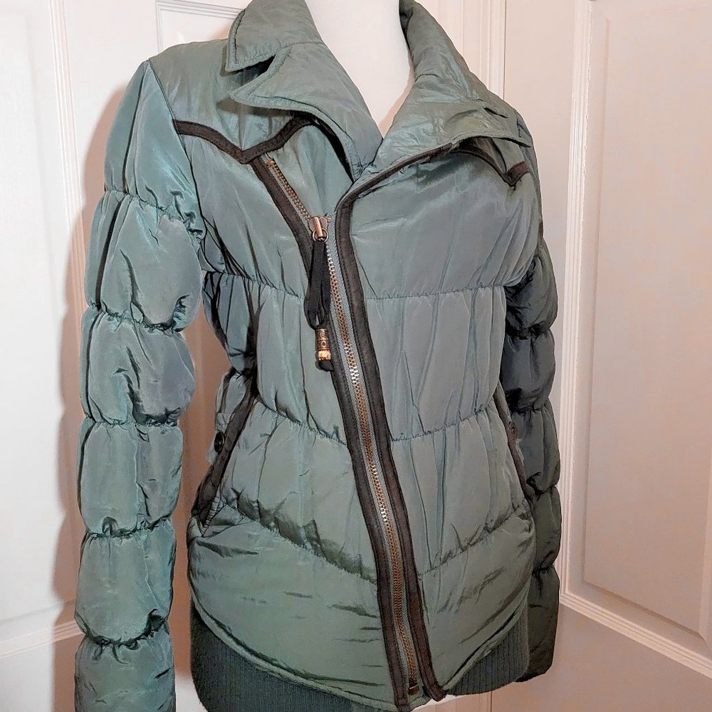 Super Cute Diesel Green Puffer Jacket Size L